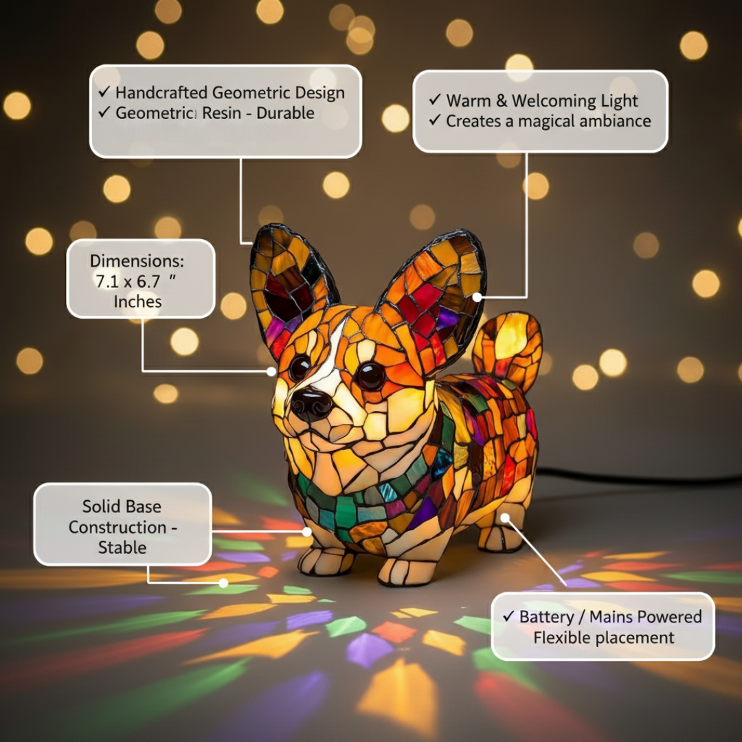 Strahlender Corgi