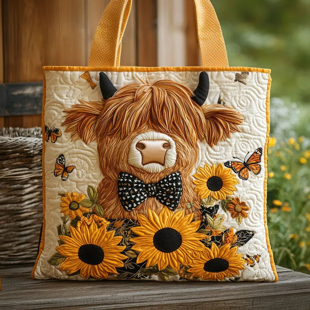 Padded Butterfly and Bow Tote