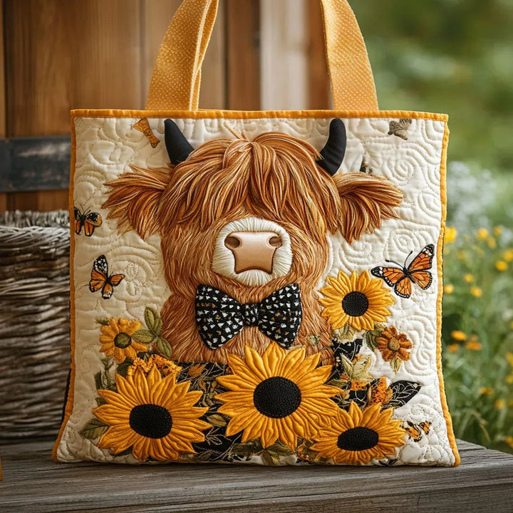 Padded Butterfly and Bow Tote