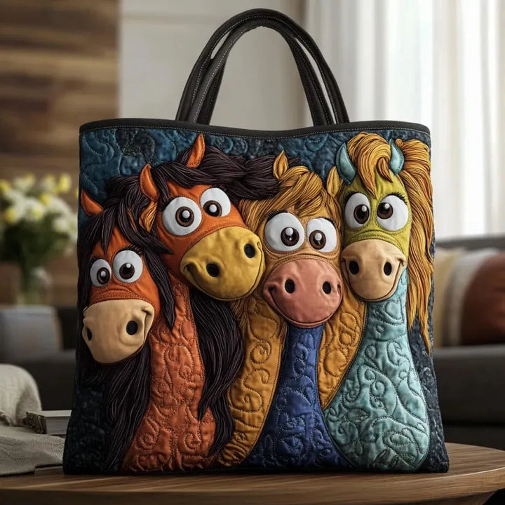 Fun Pony Handmade Tote Bag