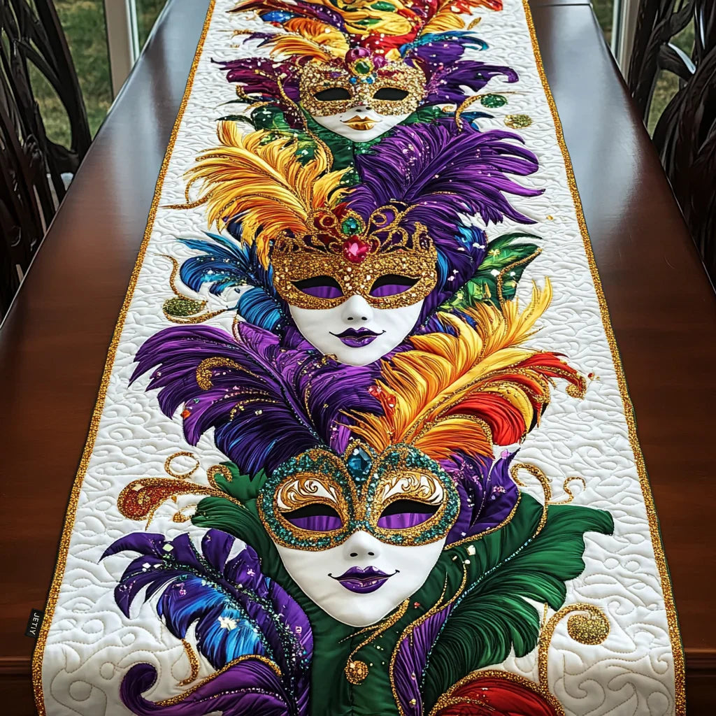 Quilted Table Runner - Flower Festival
