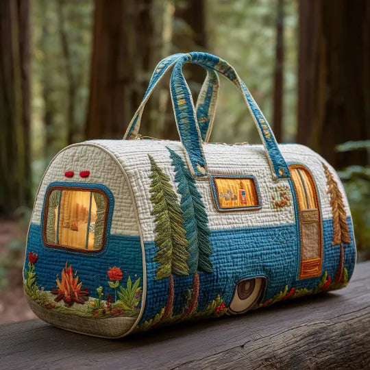 Quilted Travel Bag for Camping