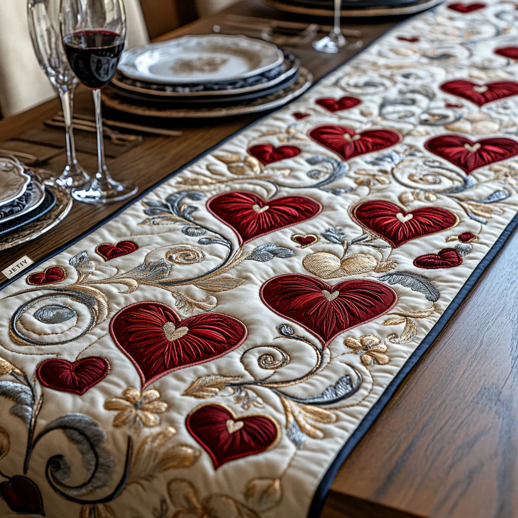 Quilted Table Runner - Layers of Love