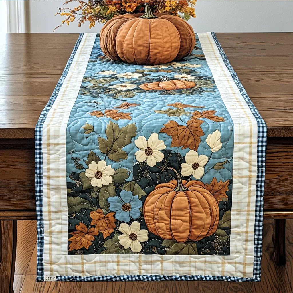 Quilted Table Runner - Pumpkin Spice Season