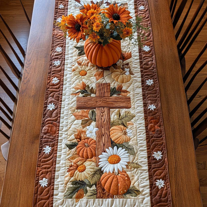 Quilted Table Runner - Sacred Gathering