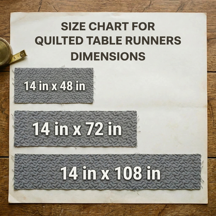 Quilted Table Runner - Cool Line